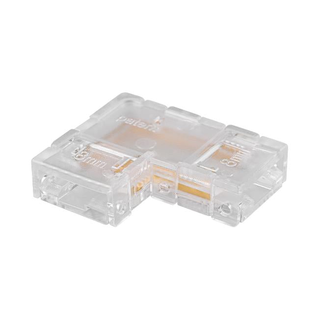 COB ledstrip naar ledstrip hoekconnector – 8 mm – soldeervrij