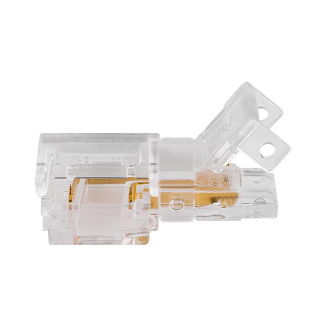 COB ledstrip naar ledstrip hoekconnector – 8 mm – soldeervrij