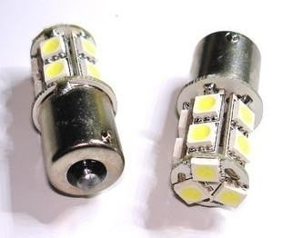 BA15S LED 13-SMD 5050 - 12V LED lamp WARM WHITE