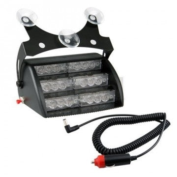 BLUE 18 LED Dashboard Flashing Beacon