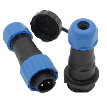 Male + Female - Waterproof Cable Connector - 2-Wire - IP68
