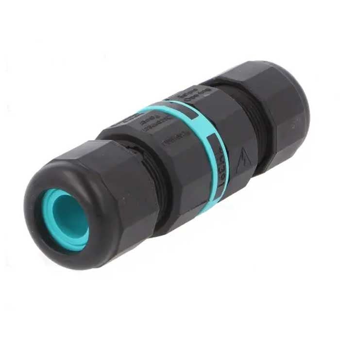 Connecteur de câble à 4 conducteurs - connecteur à vis - étanche IP68 - Premium