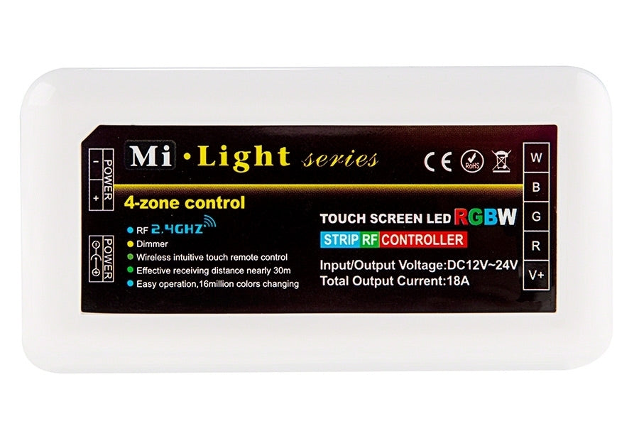 4-zone RGBW ledstrip touch RF controller SET