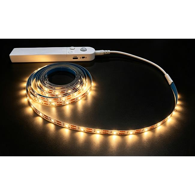 LED Strip Set 3 Meter met PIR Bewegingssensor – 4500K Neutraal Wit – USB-C / Batterijvoeding