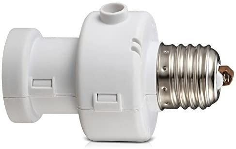 Twilight switch + timer - E27 fitting - White