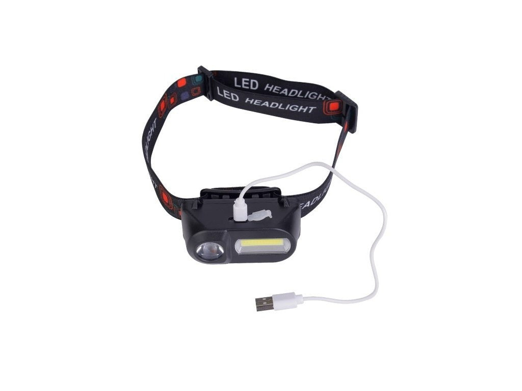 Compact and powerful LED headlamp – USB rechargeable – 250 lumens
