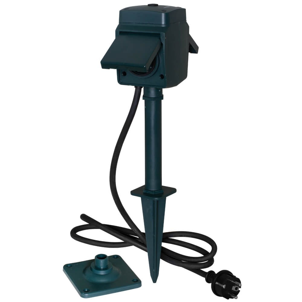 Wifi Garden Post - 2x socket + Smart Google Alexa