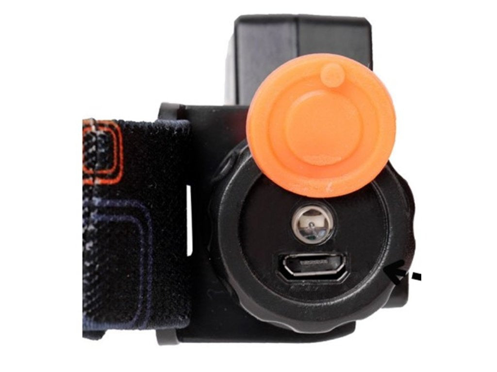LED headlamp with 125 lumens + 35 lumens of light output
