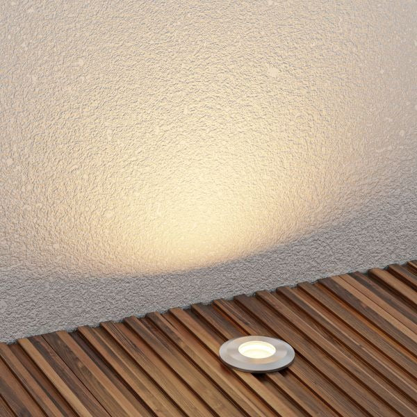 LED recessed patio lighting – 32mm – 0.8 Watt – 2900K – Stainless steel