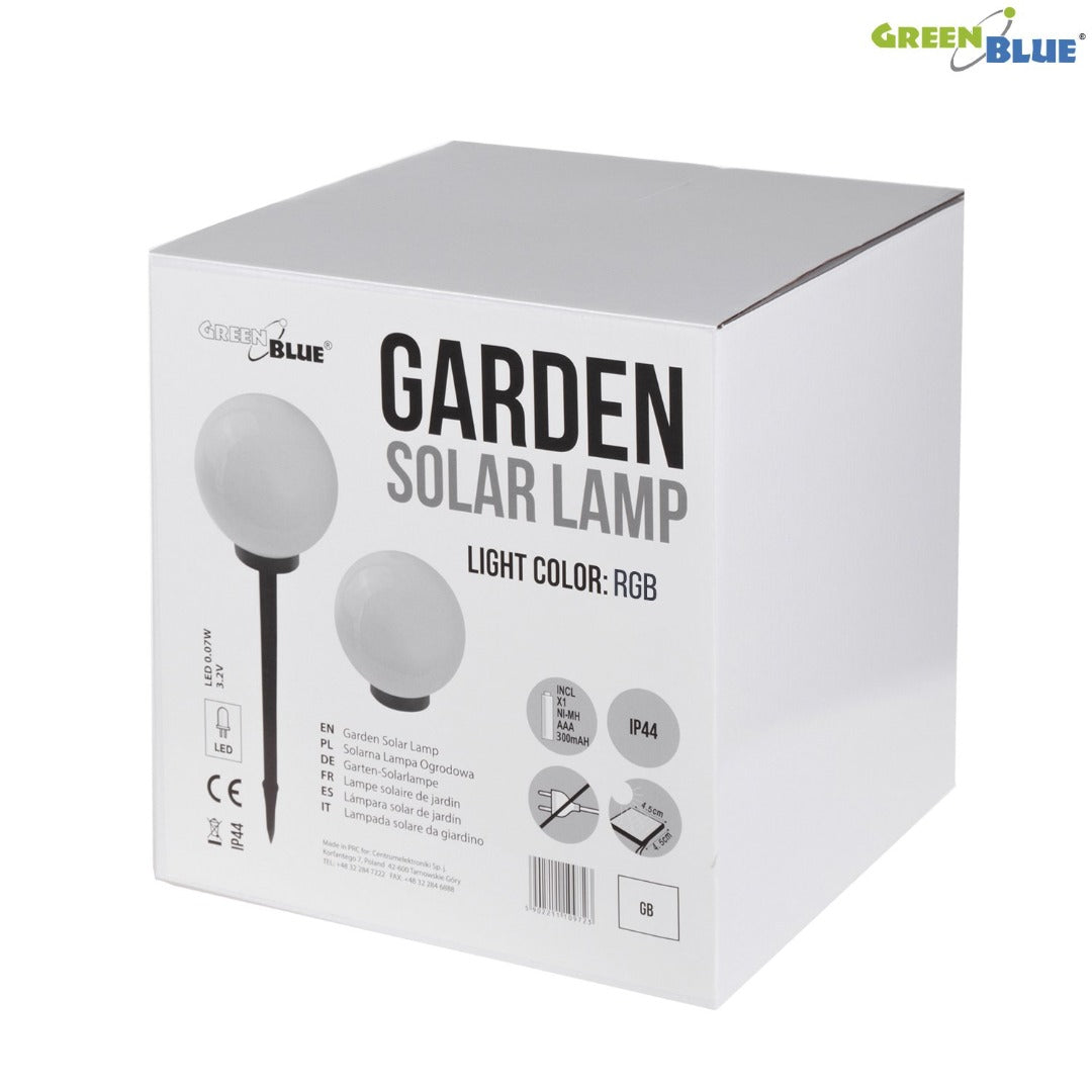 LED garden bulb 15cm - Solar - Multi color
