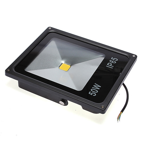 Projecteur LED 50 W blanc chaud, ultra-plat, haut de gamme, IP65, 3200 K