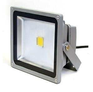 Projecteur LED 30 W blanc froid IP65, boîtier gris