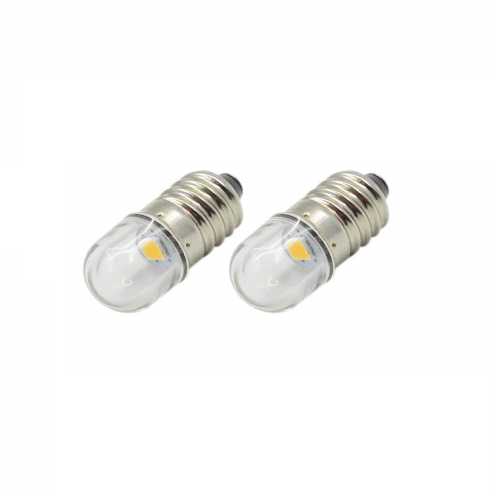 E10 LED lamp - 3V - Cold white