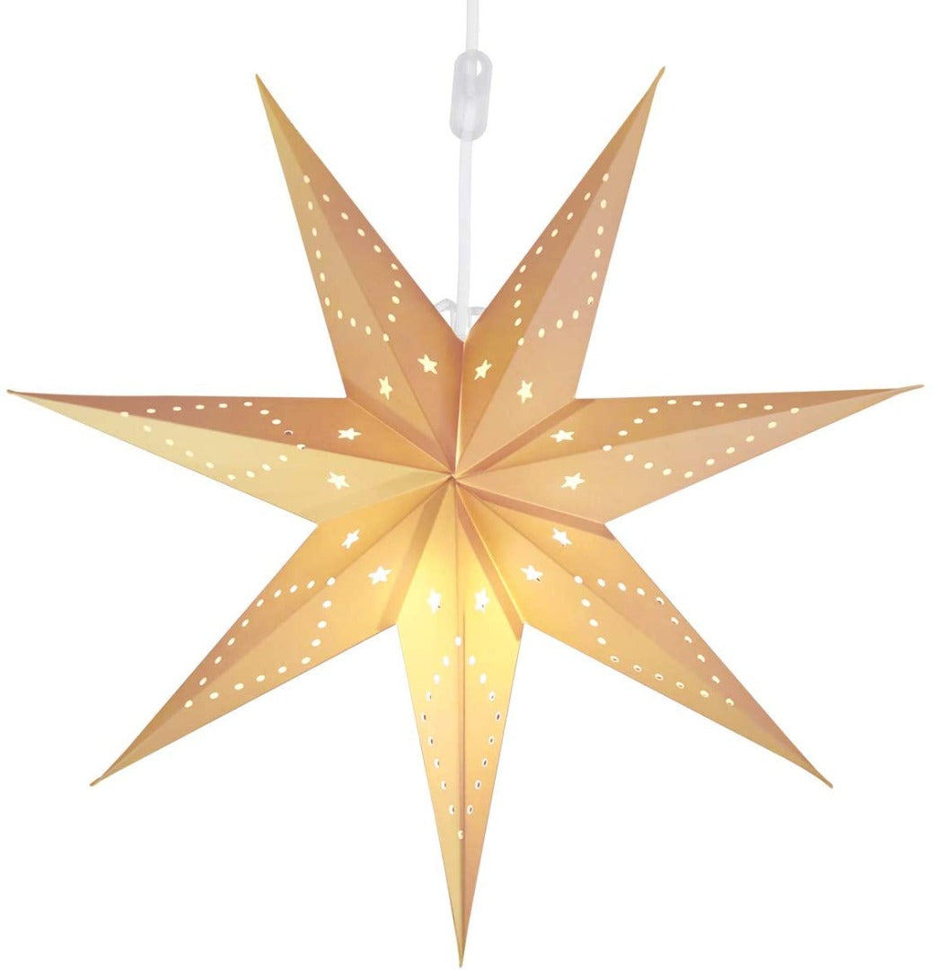 LED Christmas star - 55cm - Warm white