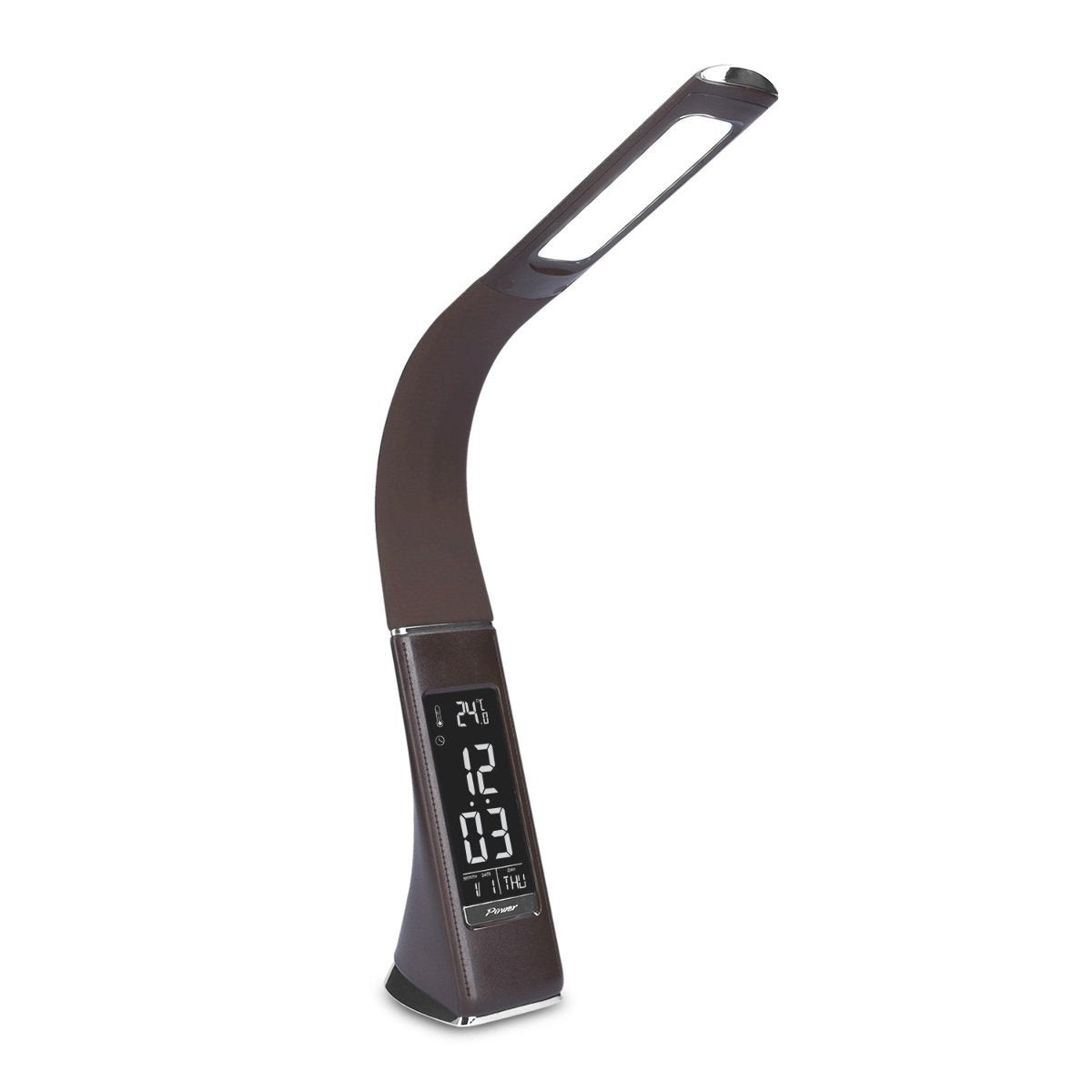 Lampe de bureau LED Design EcoLeather Kaffee - Écran tactile