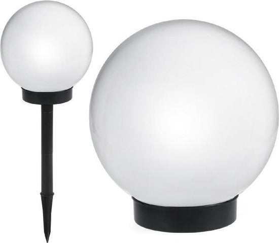 LED garden globe 15cm - Solar - White