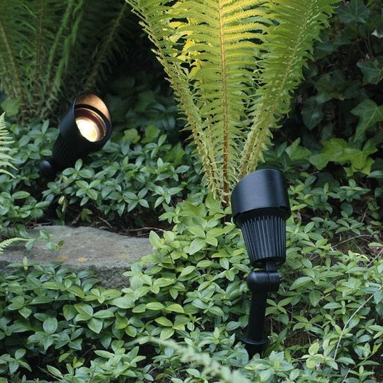 4 spots LED encastrés au sol - 12 V - 3 W - kit complet