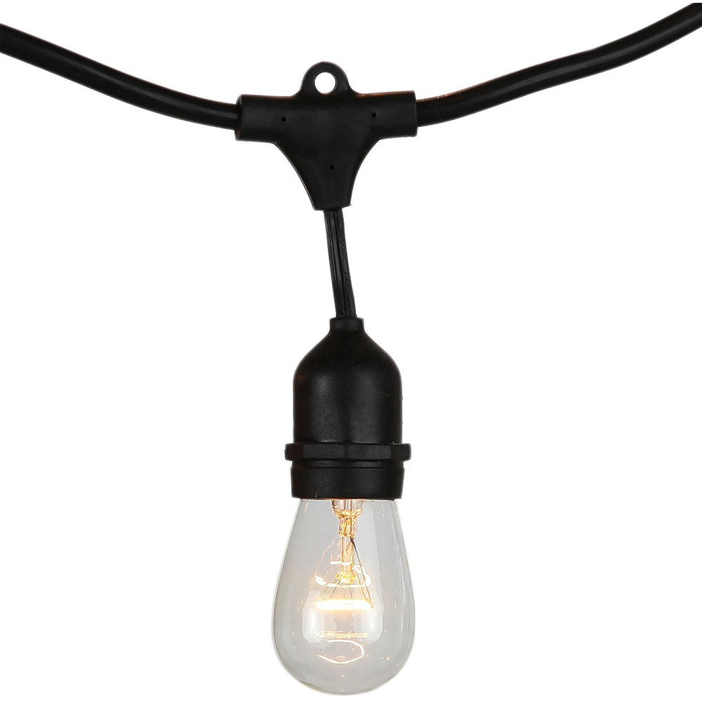 Guirlande lumineuse LED - 10 douilles E27 - 5 mètres - IP65 - connectable - 220 volts