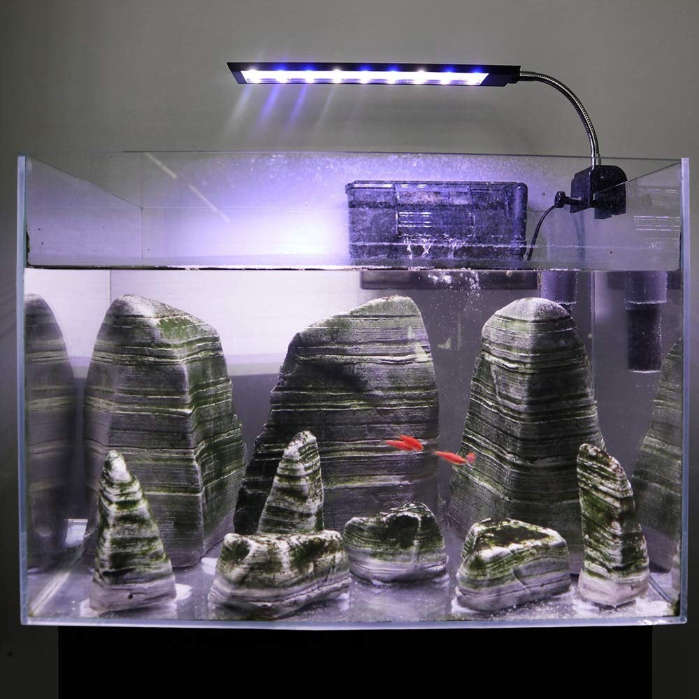 Lampe LED pour aquarium blanc/bleu 48 LED