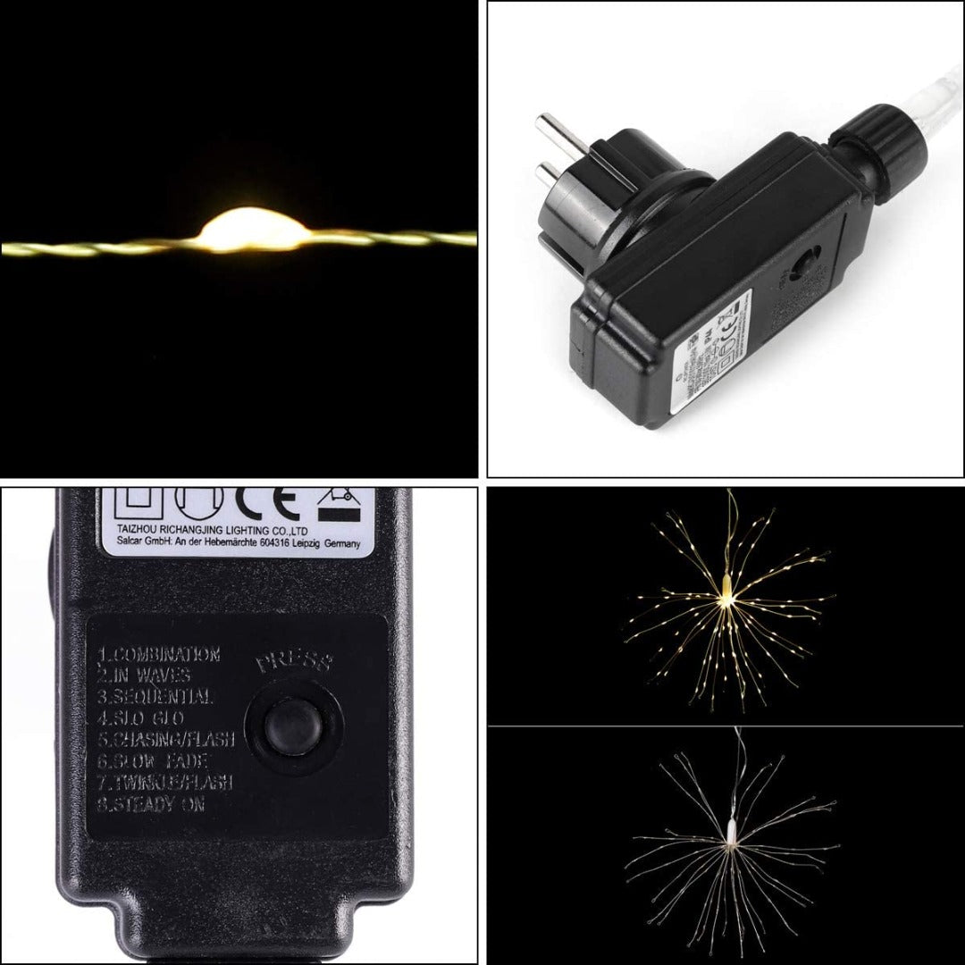 LED Christmas lights - Little stars - 720 LEDs - 3 meters