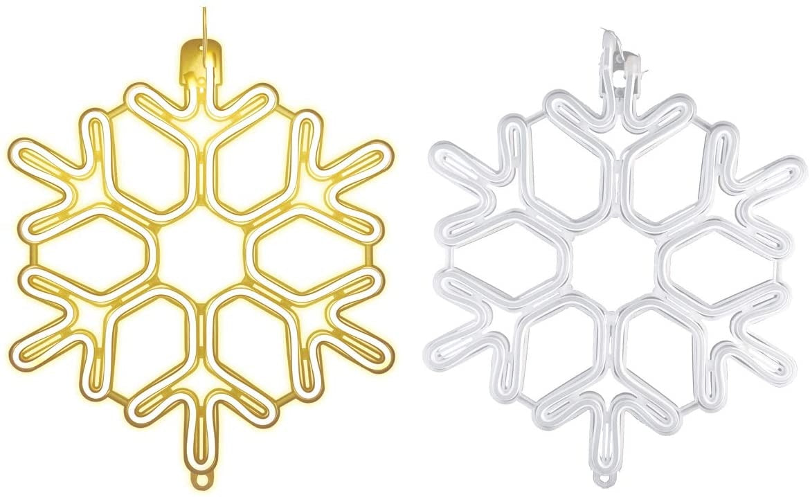 LED Snowflake Christmas - 40cm - Warm white