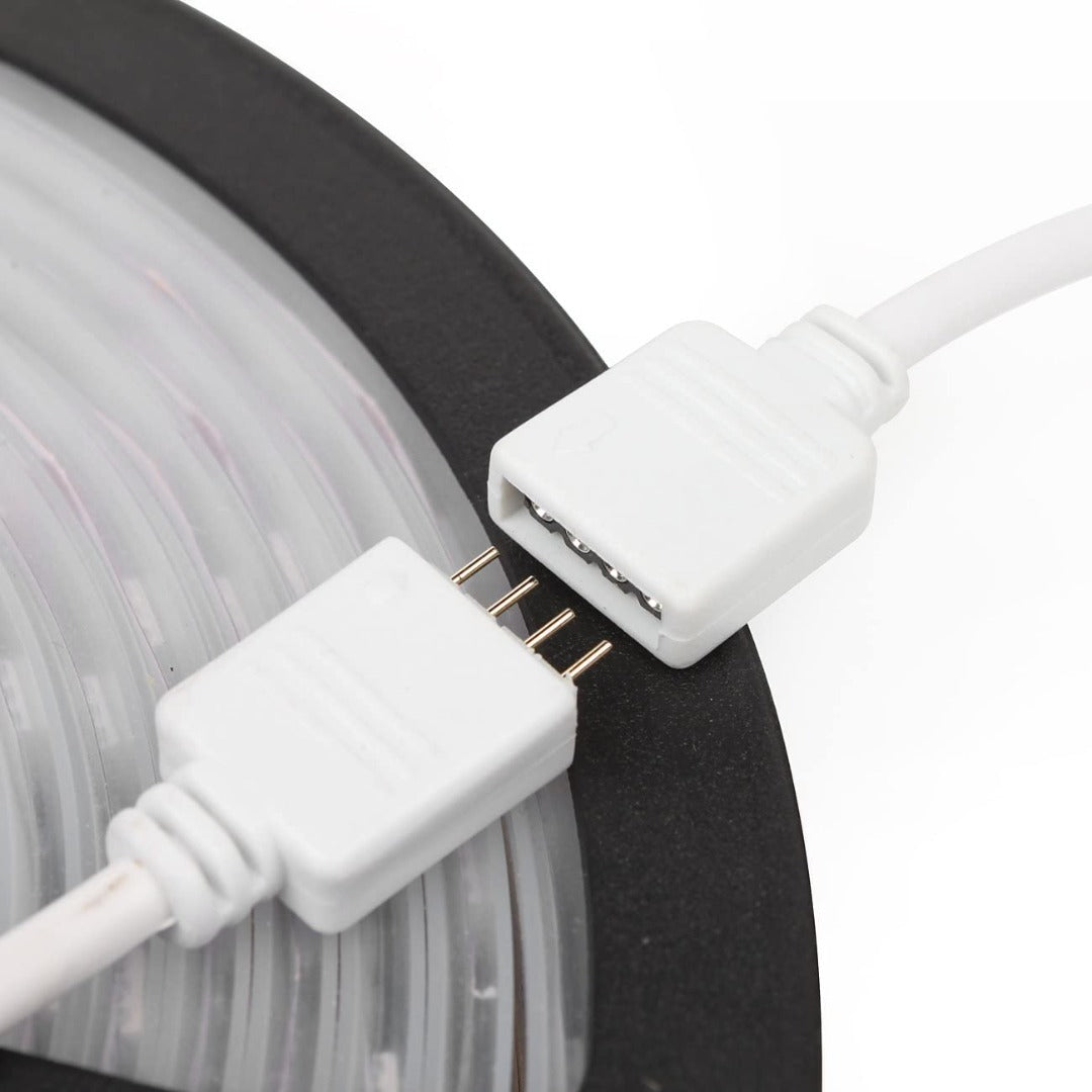 5 meter led strip - waterproof IP67 - RGB - Complete set - inkortbaar