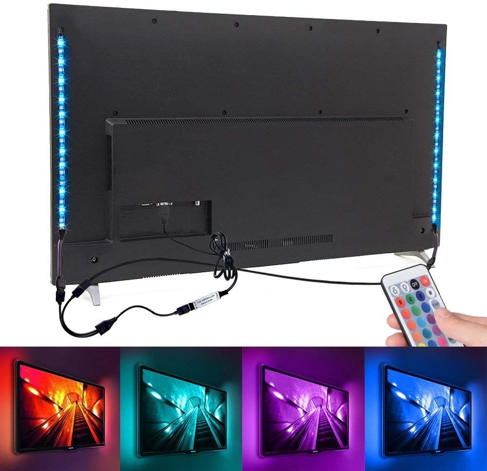 Bande LED TV - Kit complet RGB - 2 bandes