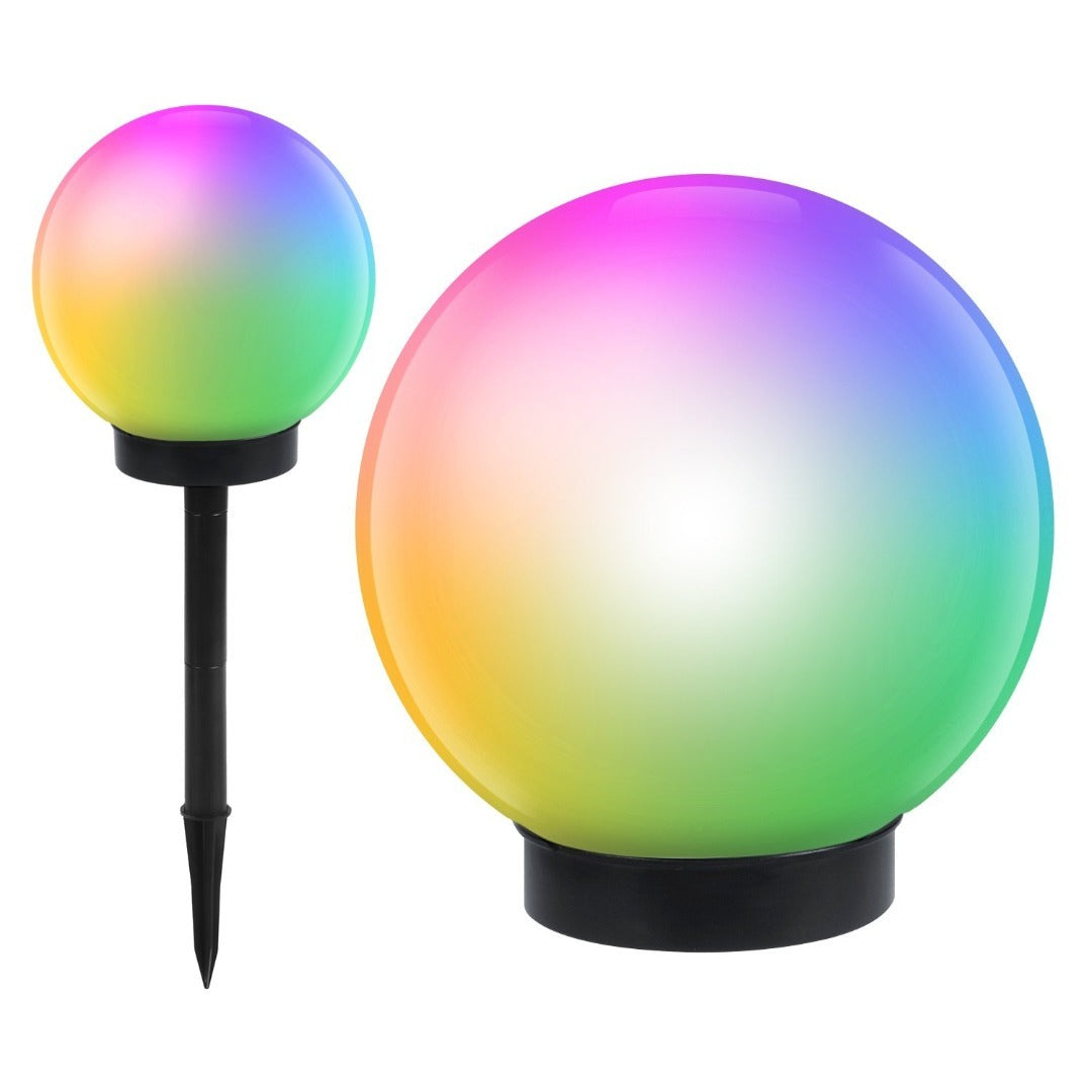 LED garden bulb 15cm - Solar - Multi color