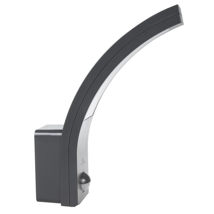 LED wall lamp - With twilight and motion sensor - 750 lumens - gray