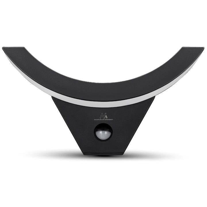 LED wandlamp - Met schemer- en bewegingssensor - 800 Lumen - Zwart