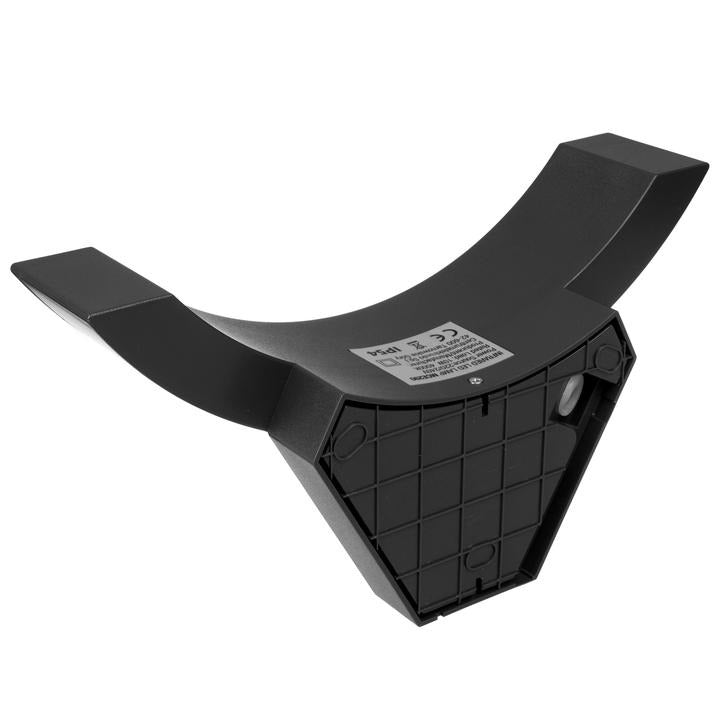 LED wandlamp - Met schemer- en bewegingssensor - 800 Lumen - Zwart