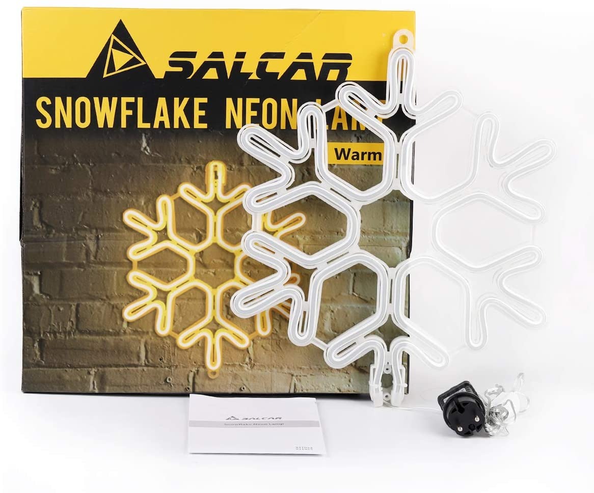 LED Snowflake Christmas - 40cm - Warm white