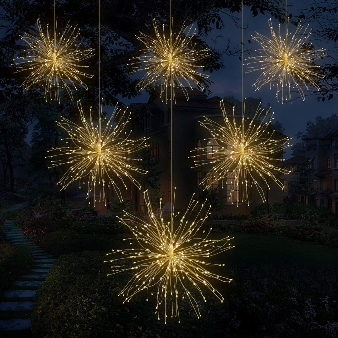 LED Christmas lights - Big star - 30cm - battery and remote control