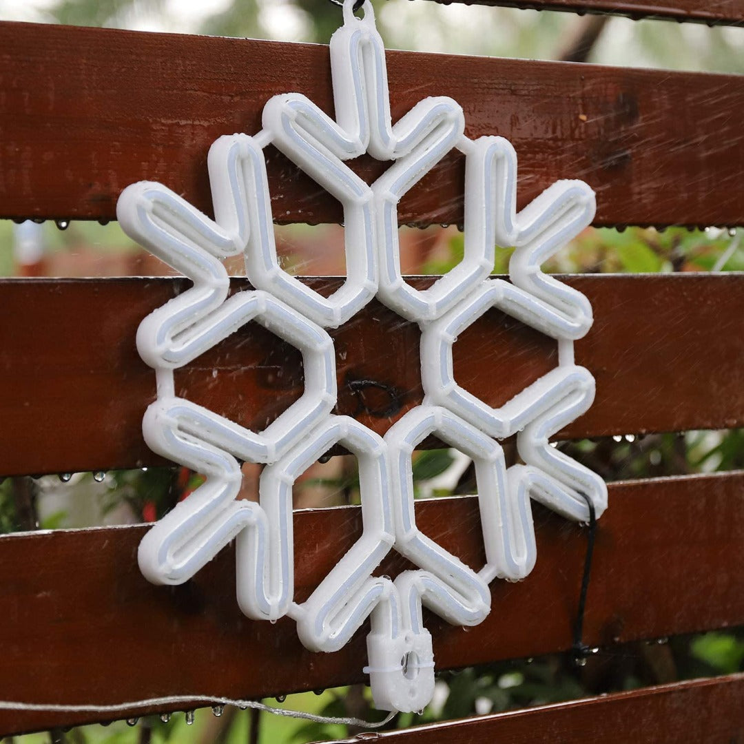 LED Snowflake Christmas - 40cm - Warm white