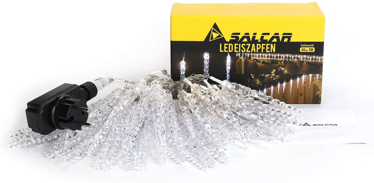 Kerst ijspegel ketting - 40 LEDs - 5 meter