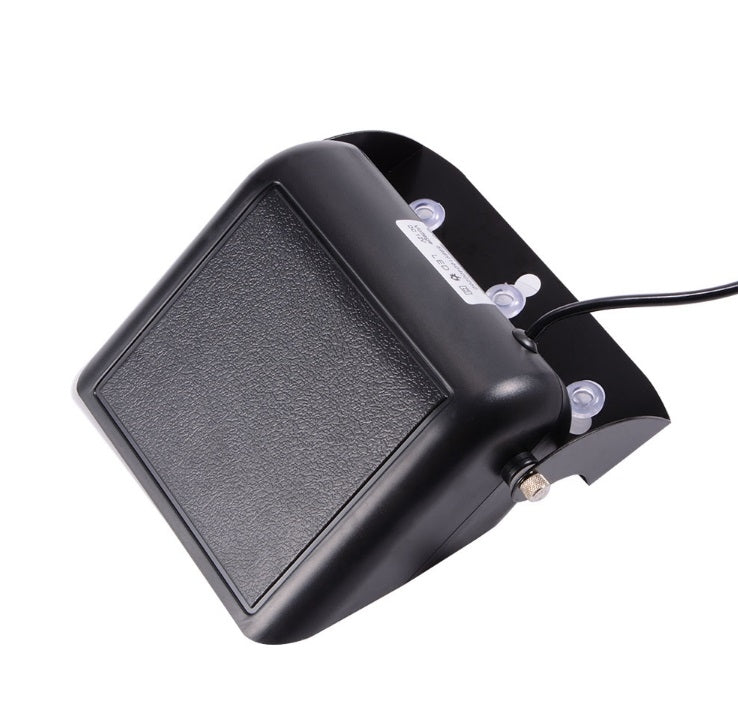 ORANGE 8 LED Dashboard Strobe Flash Light - Round