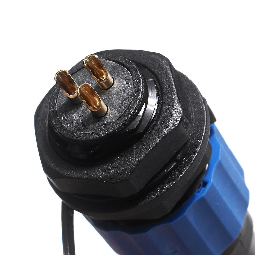 Male + socket - Waterdichte kabelverbinder - 3 aderig - IP68
