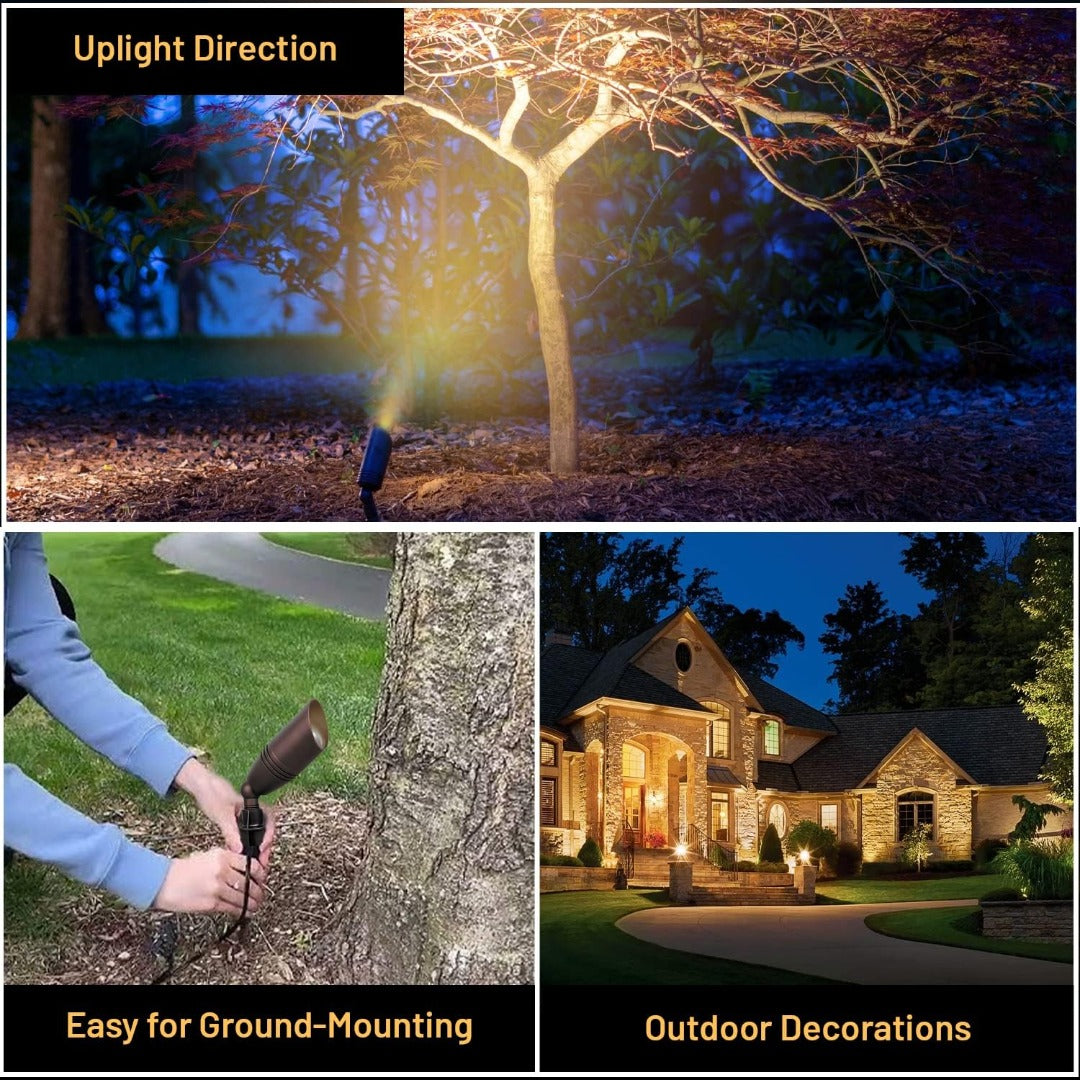 LED ground spot - 12V - MR16 fitting - With pin