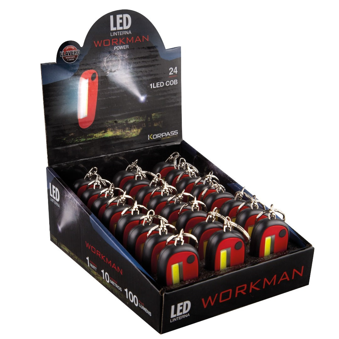 Flashlight keychain - 3 modes - 100 lumens