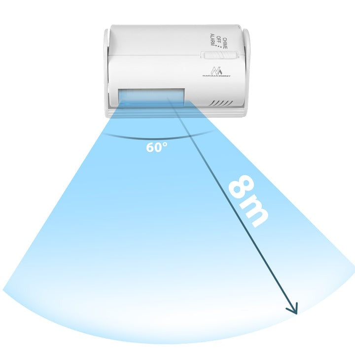Passage detector with motion sensor - 70db - Battery operated