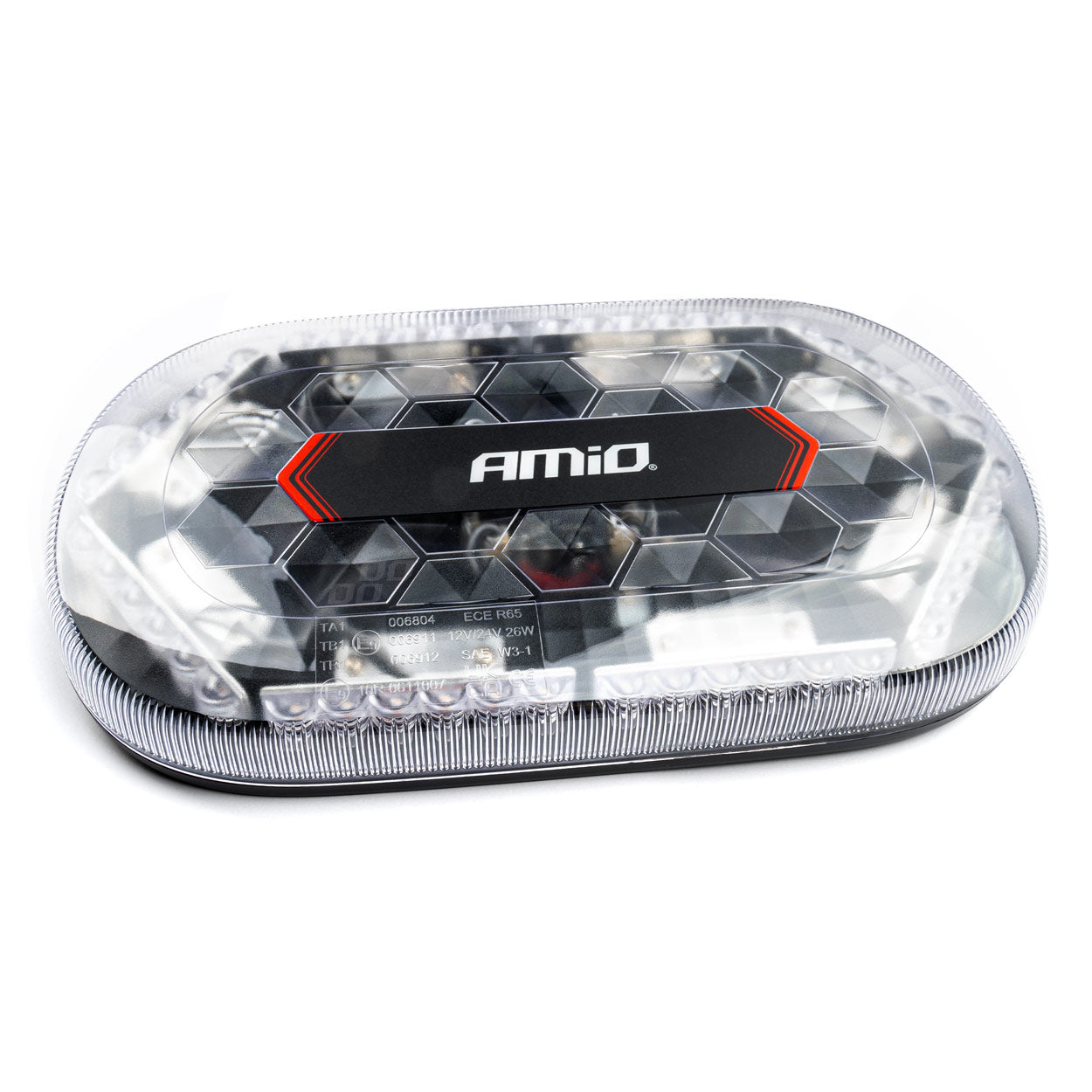Compact rotating beacon - 47mm high - R10/R65 certification - 30 LEDs ORANGE