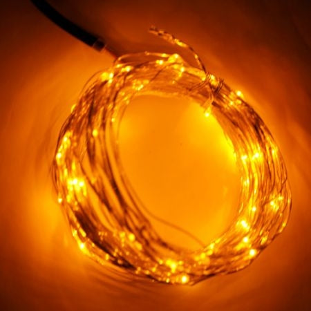 5 meter - Geel - LED verlichting - 12 volt - ultra dun