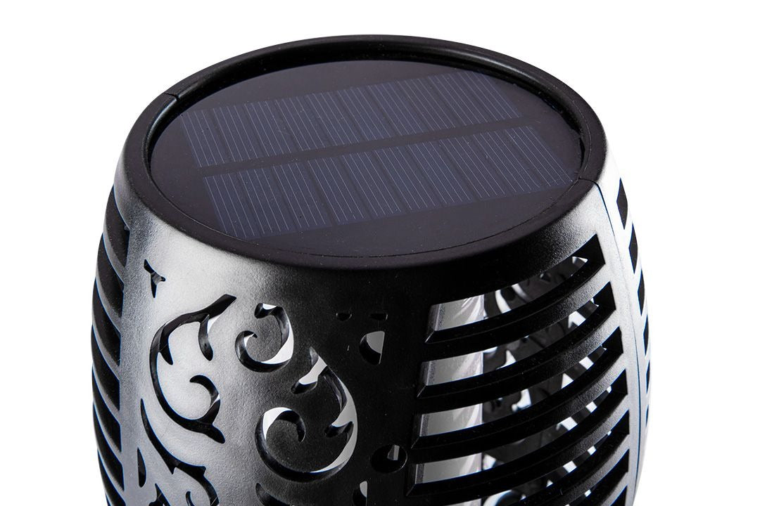 LED garden torch - 1 Watt - Solar - Flame effect - With twilight sensor