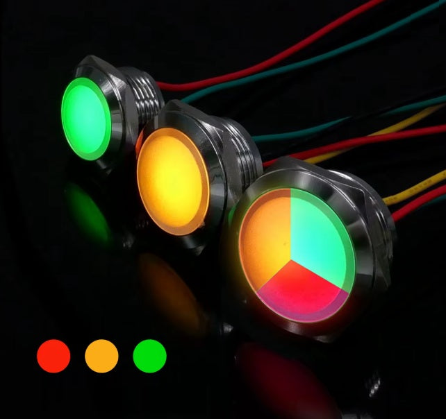 Mini LED spotlight - Green - 10mm - 12/24V
