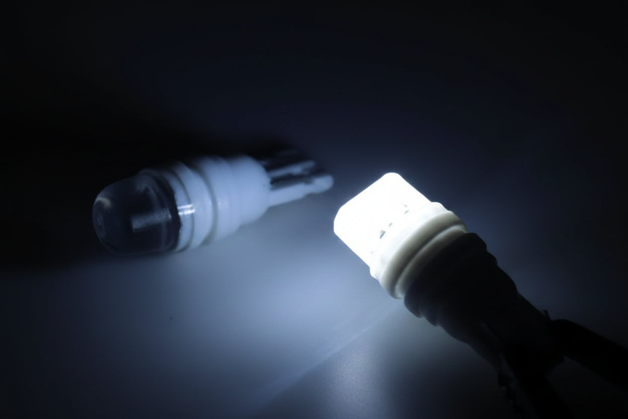 T10 - COB LED white - 12V - 2 pieces