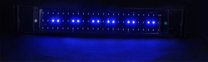 Éclairage LED pour aquarium 40 cm [45-55 cm] 11 W, 2 modes bleu/blanc
