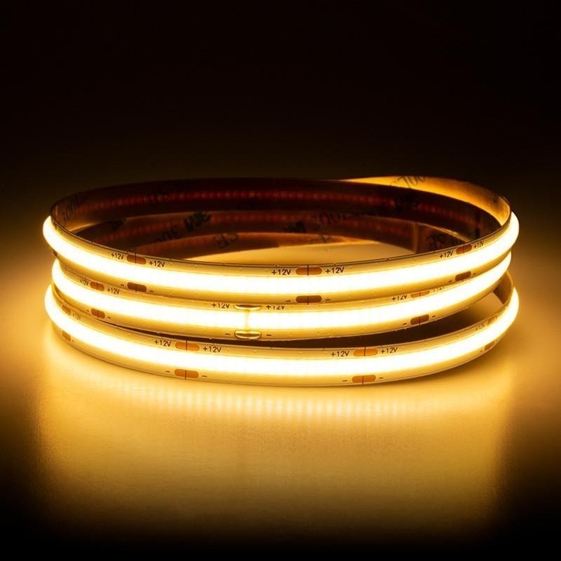 COB LED strip - 2 meters warm white - 320 LEDs/m - IP68 - 12V