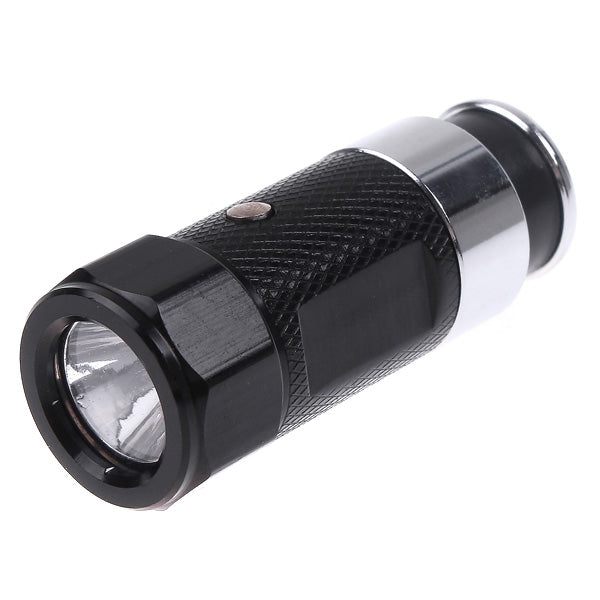 LED zaklamp oplaadbaar via sigaretten plug 5.6 cm