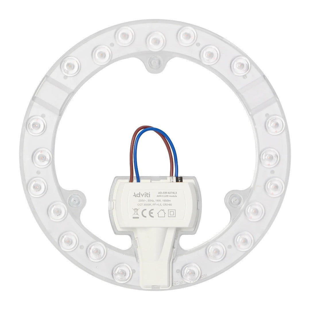 LED Module Inbouw Magnetisch Ring - 220V - 18W - 4000K – ABC-Led
