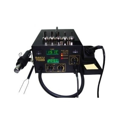 Station de soudage et de réparation de composants CMS BAKU BK-702B HOTAIR